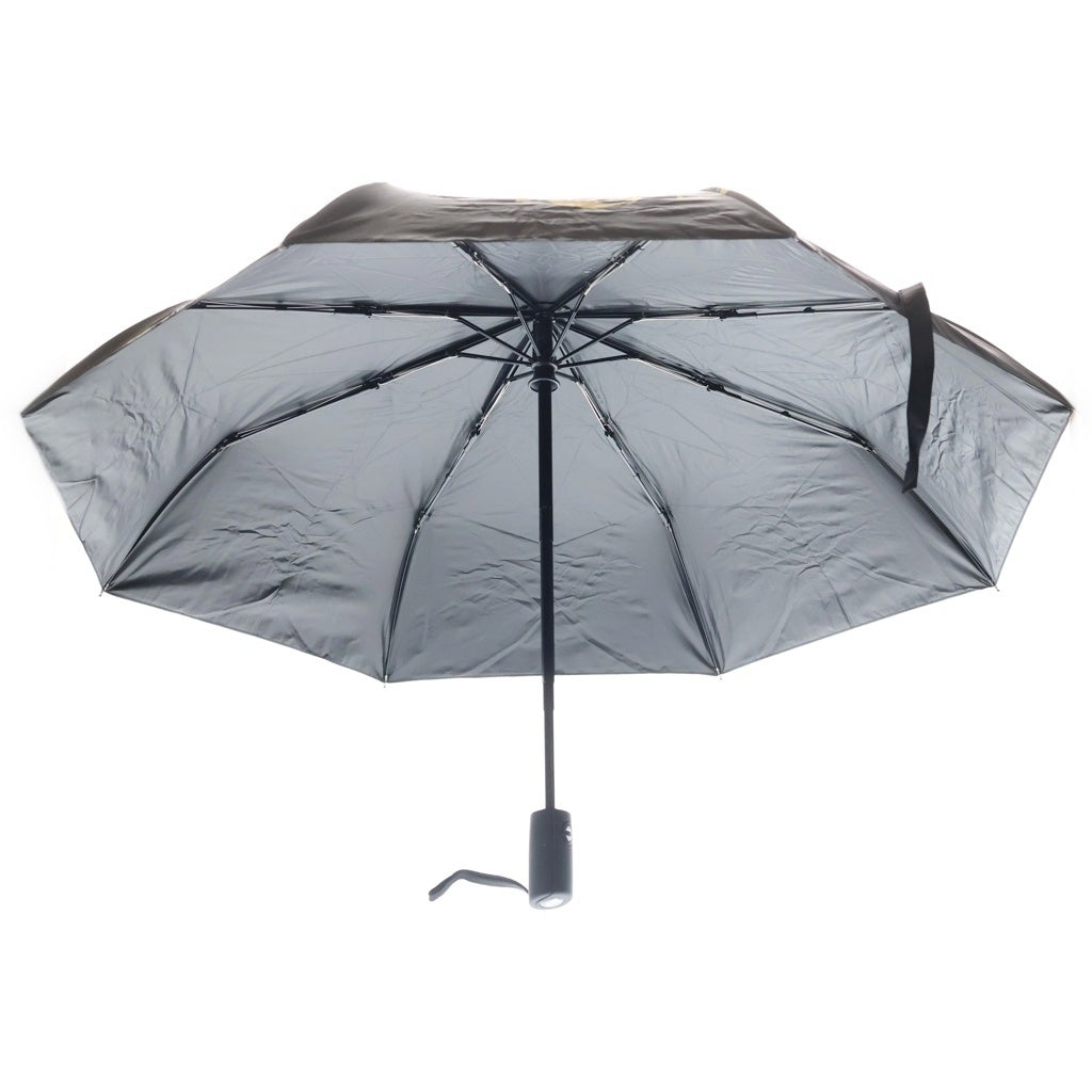 NEIGHBORHOOD(ネイバーフッド) 24SS TIGERPRINT FOLDING UMBRELLA 241OTNH-AC01 タイガーモチーフ アンブレラ 折り畳み傘 ブラック