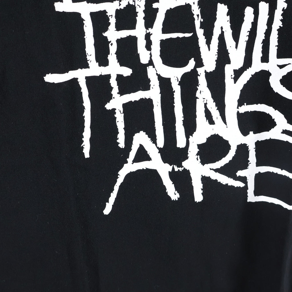 Sacai(サカイ) 25AW WHERE THE WILD THINGS ARE T-Shirt 25-01007S ザ ワイルド シングス フロントプリント半袖Tシャツ カットソー ブラック