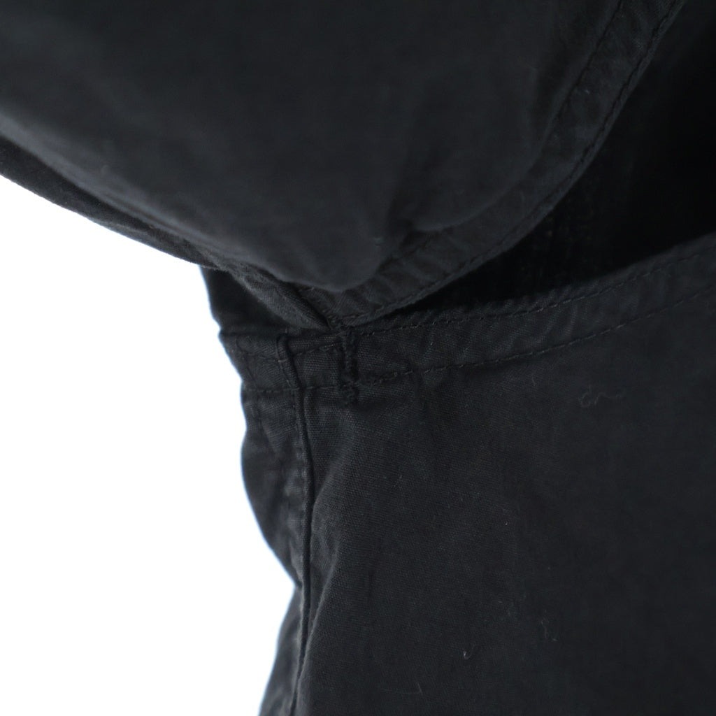 DRKSHDW(ダークシャドウ) Cape Sleeve Cropped Outer Shirt DS01D1702-P ケープスリーブクロップドアウターシャツ ブラック