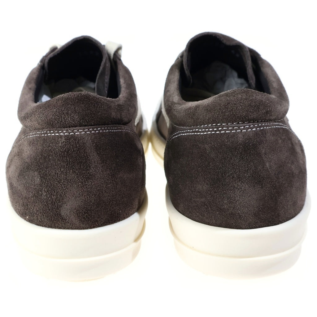 Rick Owens(リックオウエンス) LVSLCO VINTAGE SNEAKS スウェード ヴィンテージ ローカットスニーカー ブラウン/ホワイト RU02F4897