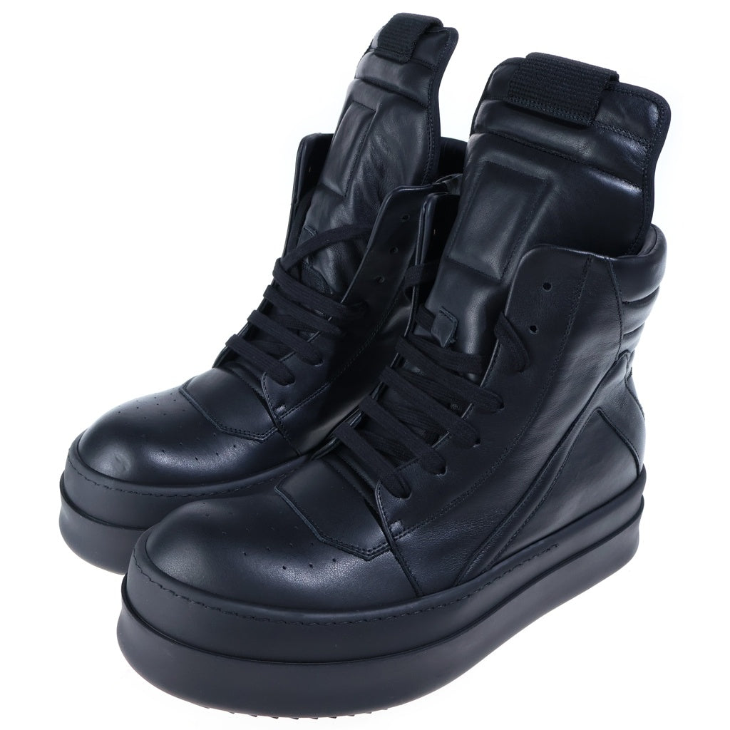 Rick Owens(リックオウエンス) MEGA BUMPER GEOBASKET メガバンパー ジオバスケット ハイカットスニーカー ブラック RU02F4868