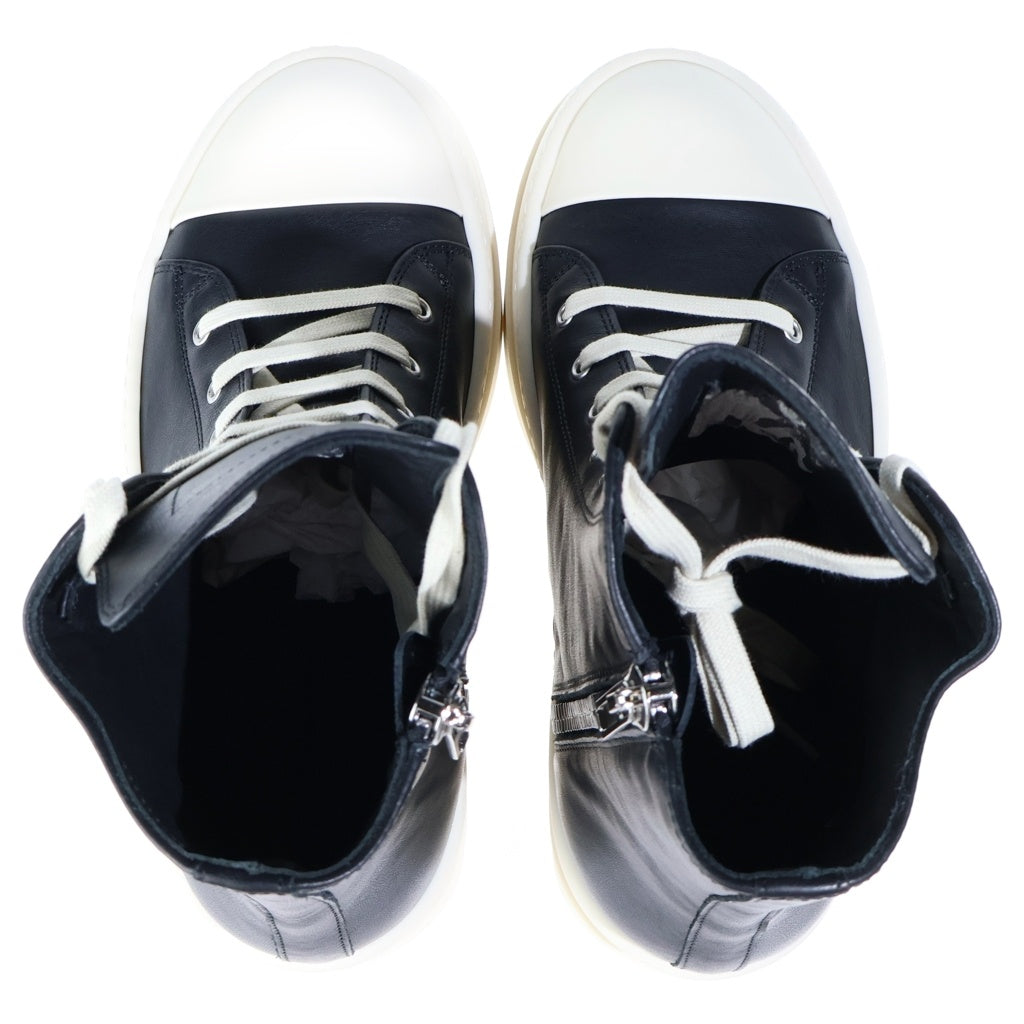 Rick Owens(リックオウエンス) MEGA BUMPER SNEAKS メガバンパー スニーカーズ ハイカットスニーカー ブラック/ホワイト RU02F4859