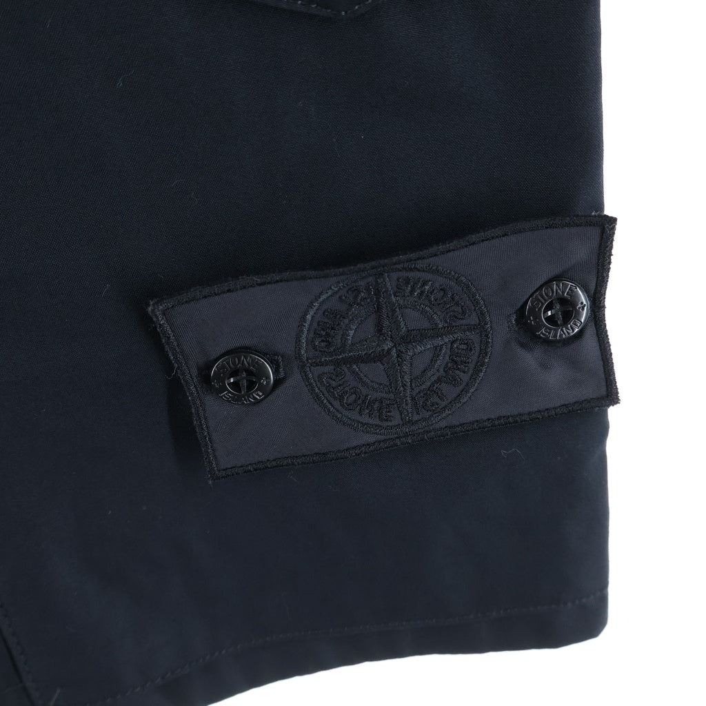 STONE ISLAND(ストーンアイランド) GHOST PIECE ゴーストピース オールウェザーコットンキャンバス カーゴショーツ ブラック ショートパンツ L1S15L100004 S0F01