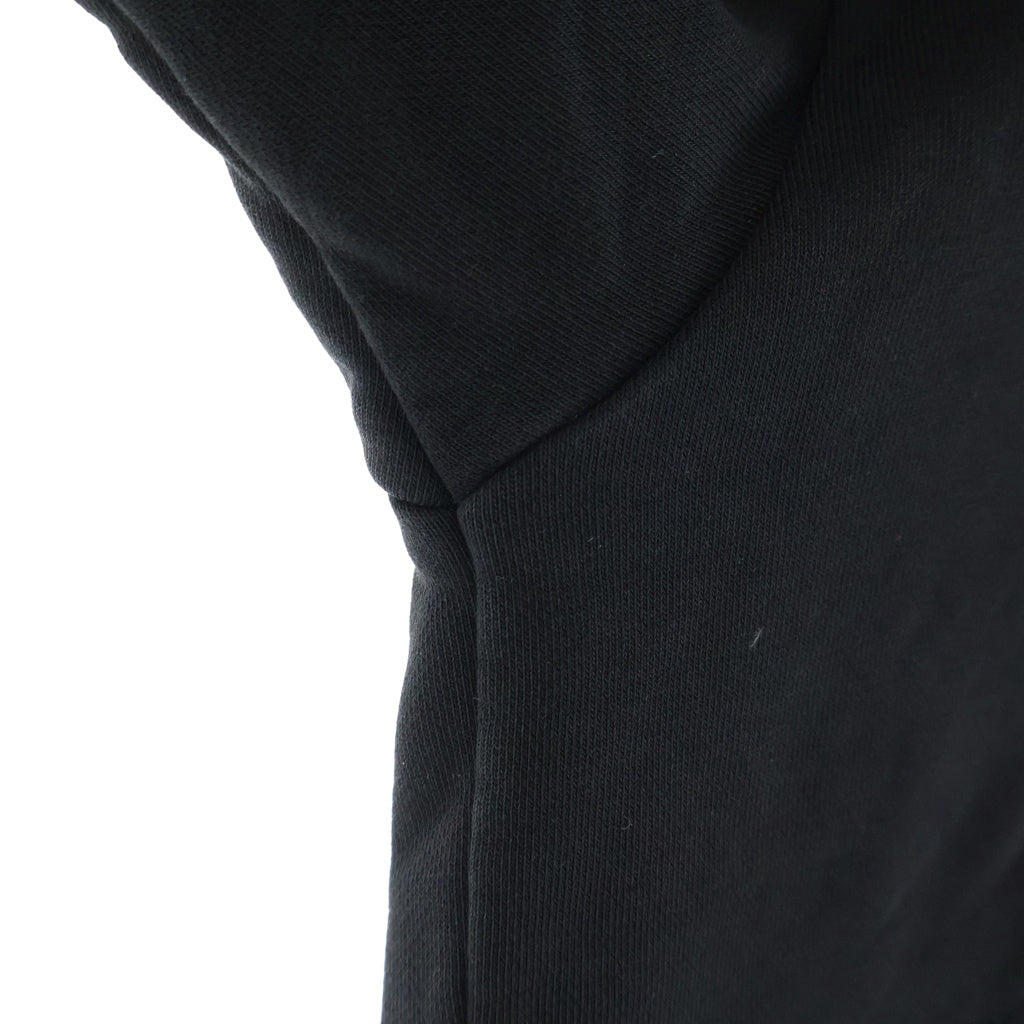 MONCLER(モンクレール) 22AW CAPPUCCIO HOODIE SWEATER フロントプリント プルオーバースウェットパーカー フーディ ブラック H20978G00025 80451