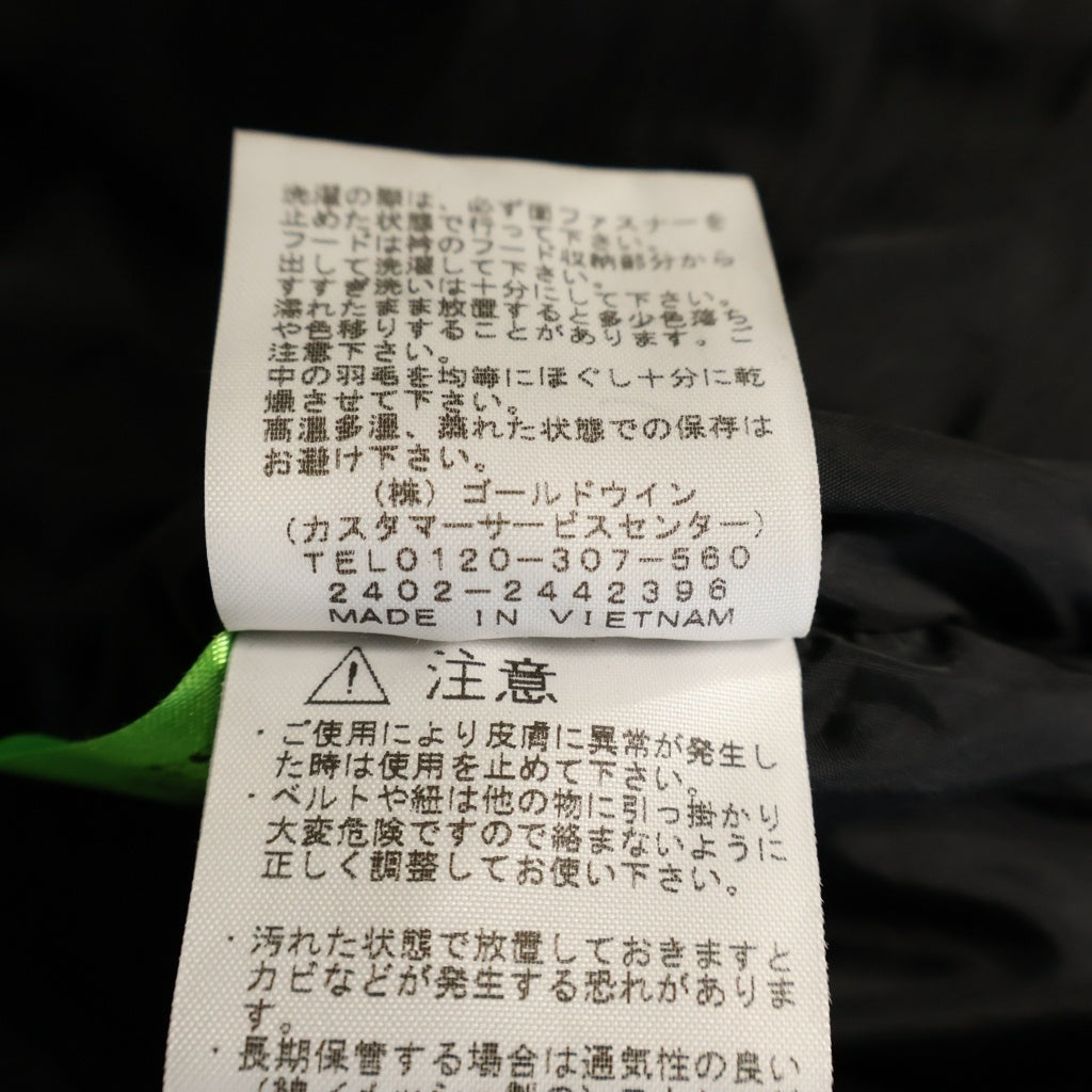THE NORTH FACE(ザノースフェイス) Nuptse Vest ND92338 ヌプシ ジップアップ ナイロン ダウンベスト ブラック