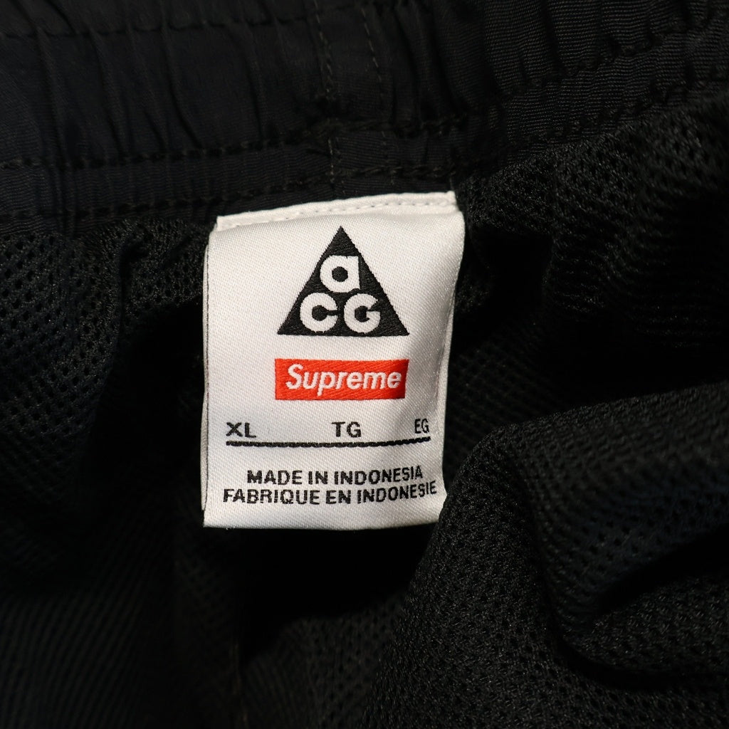 SUPREME(シュプリーム) 22AW NIKE Nylon Trail Short DN3258-010 × ナイキ ACG ナイロンテイルショーツ ハーフパンツ ブラック