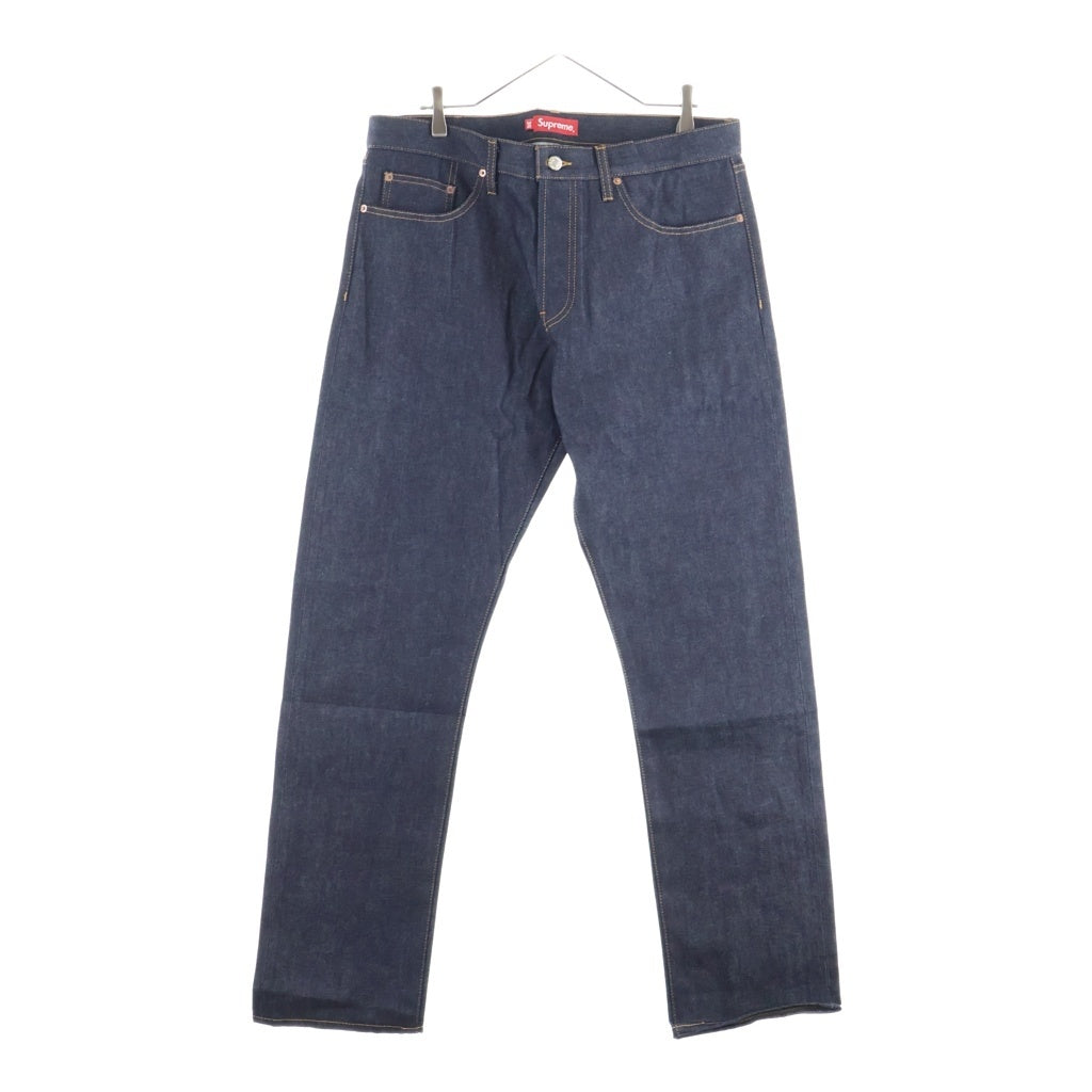 SUPREME(シュプリーム) Rigid Slim Jeans リジッド スリム ジーンズ ボタンフライ デニムパンツ インディゴ