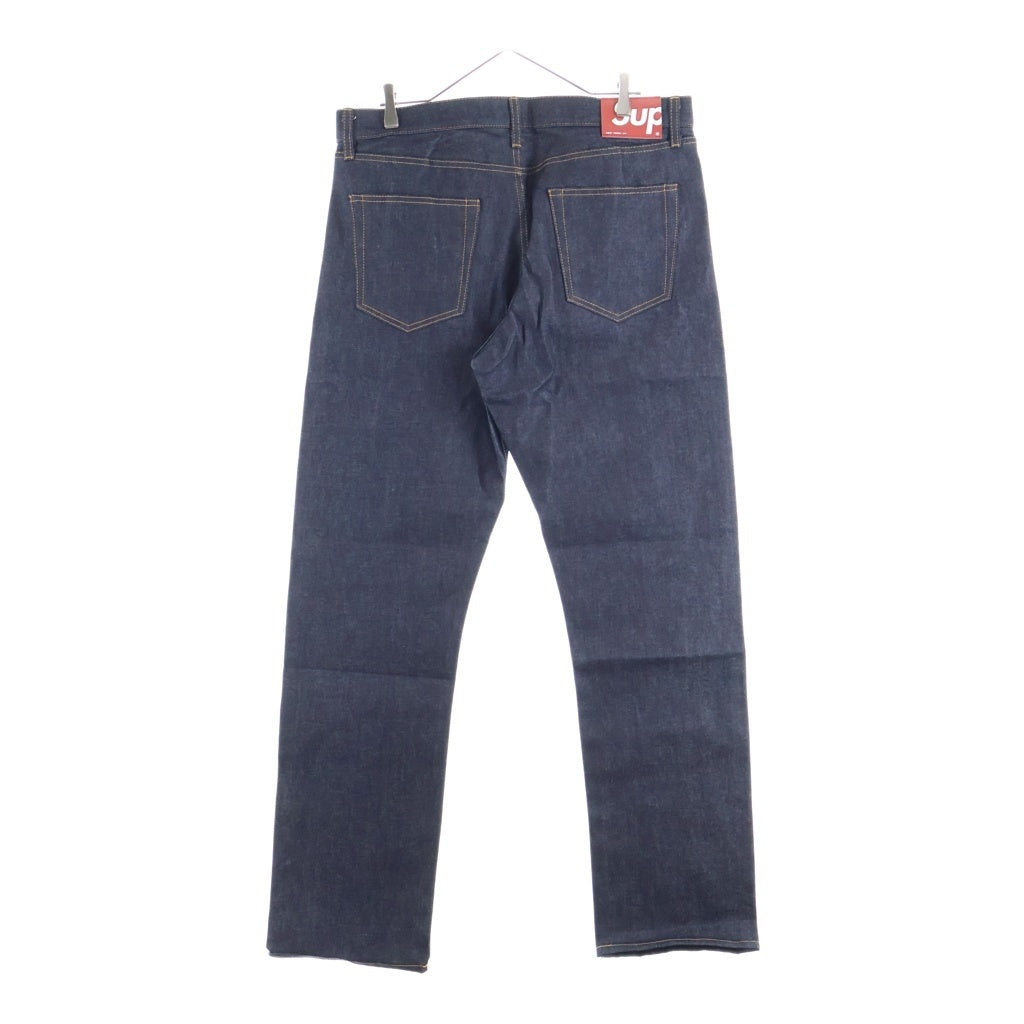 SUPREME(シュプリーム) Rigid Slim Jeans リジッド スリム ジーンズ ボタンフライ デニムパンツ インディゴ