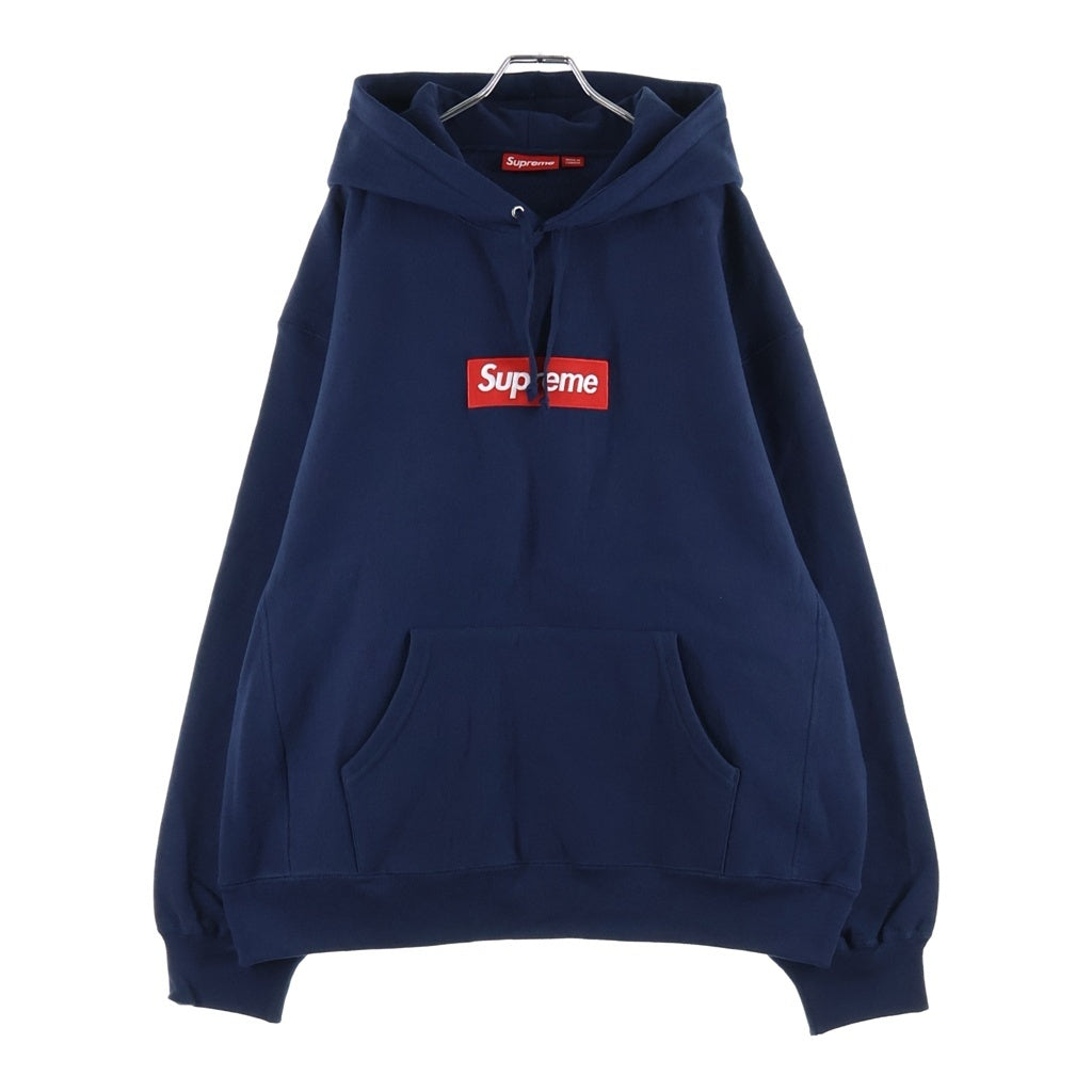 SUPREME(シュプリーム) 24AW Box Logo Hooded SweatShirt ボックスロゴ プルオーバー パーカー ネイビー