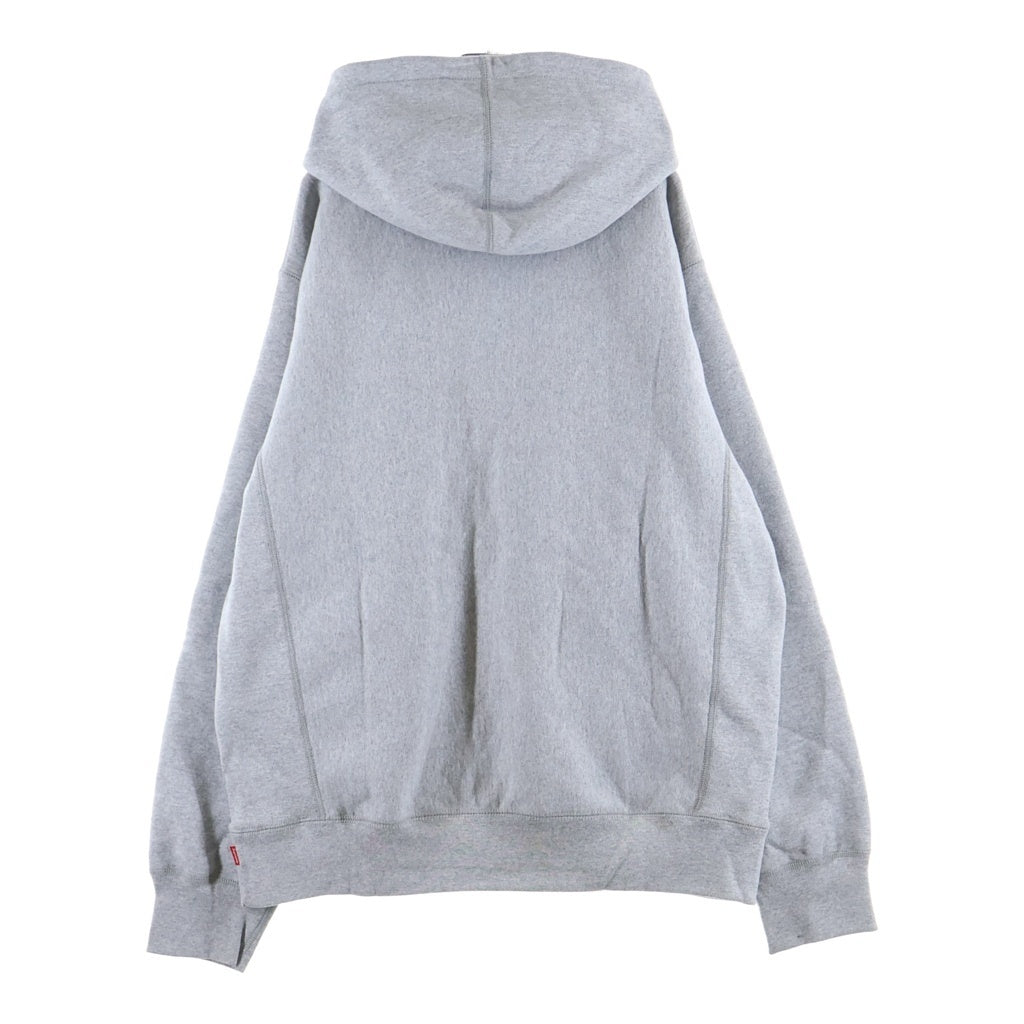 SUPREME(シュプリーム) 19SS Swarovski Box Logo Hooded Sweatshirt × スワロフスキー ボックスロゴ プルオーバーパーカー グレー