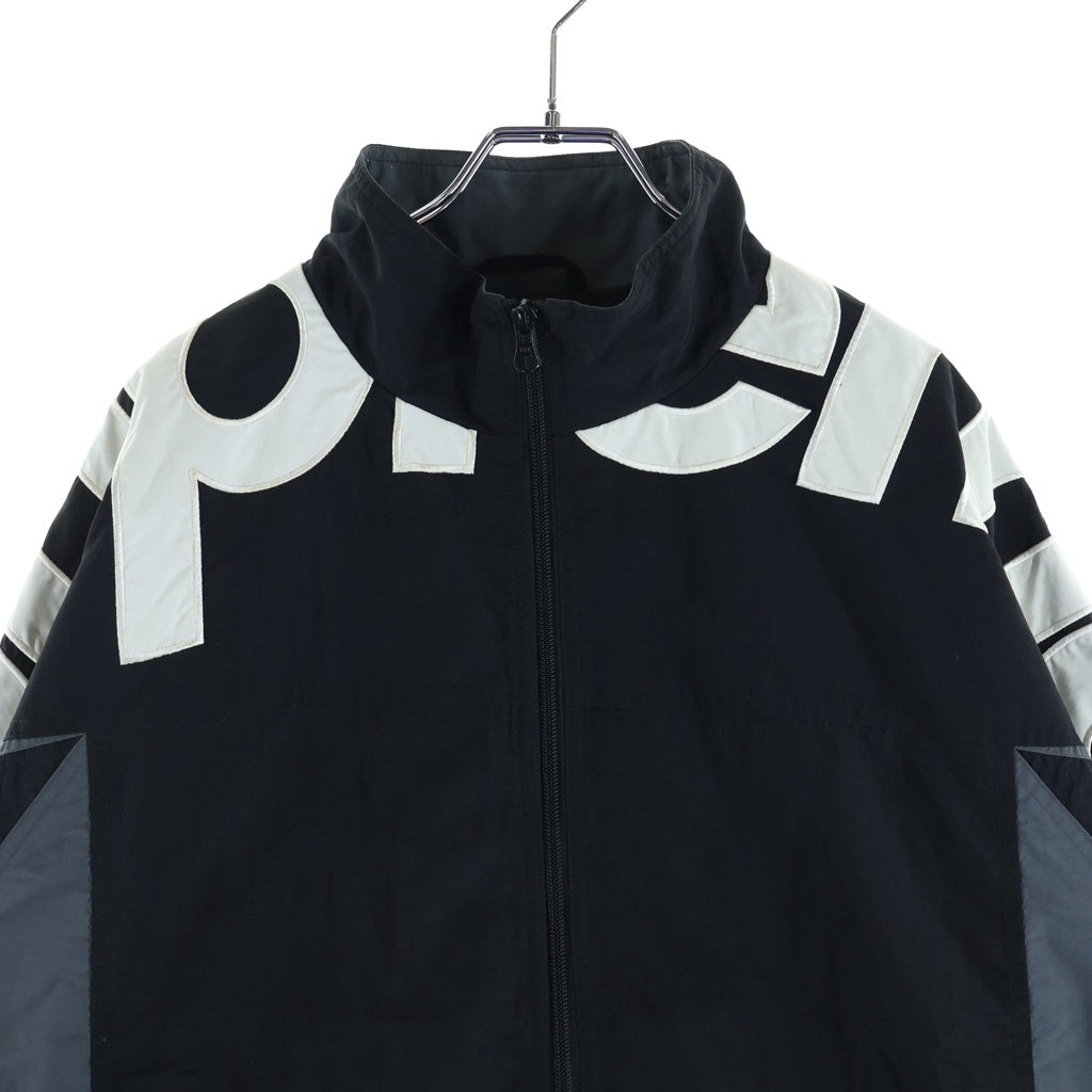 SUPREME(シュプリーム) 19AW Shoulder Track Jacket ショルダーロゴ トラックジャケット ブラック/グレー