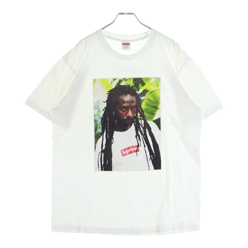 SUPREME(シュプリーム) 19SS Buju Banton Tee ブジュ バントン フォトプリント クルーネック半袖Tシャツ カットソー ホワイト