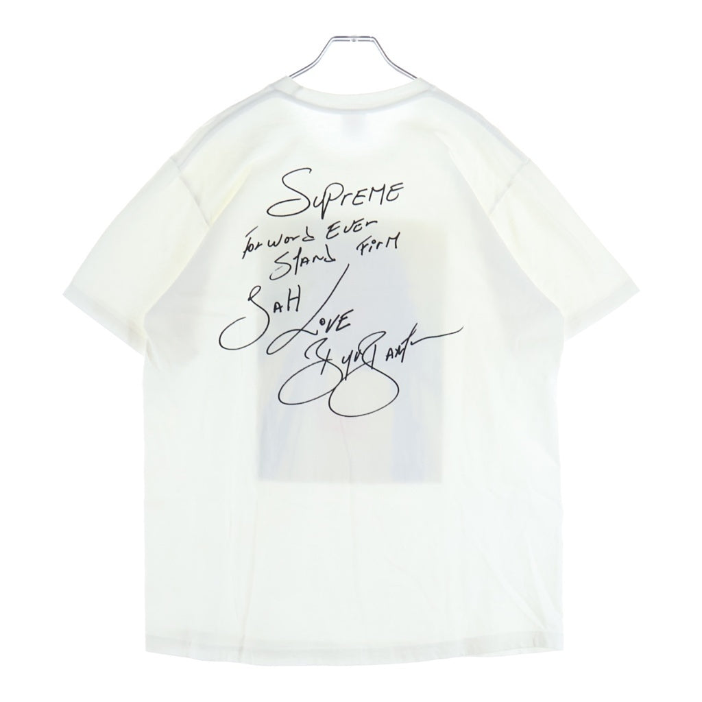 SUPREME(シュプリーム) 19SS Buju Banton Tee ブジュ バントン フォトプリント クルーネック半袖Tシャツ カットソー ホワイト