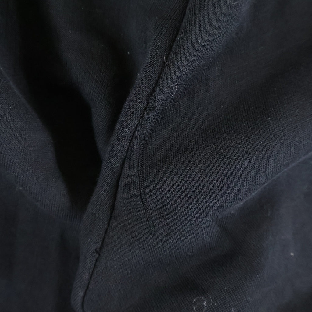 MONCLER(モンクレール) PANTARONE LUNGO K20918H00023 89A8F パンタローネ ルンゴ ロゴワッペン付き ナイロン切り替え スウェットパンツ ブラック