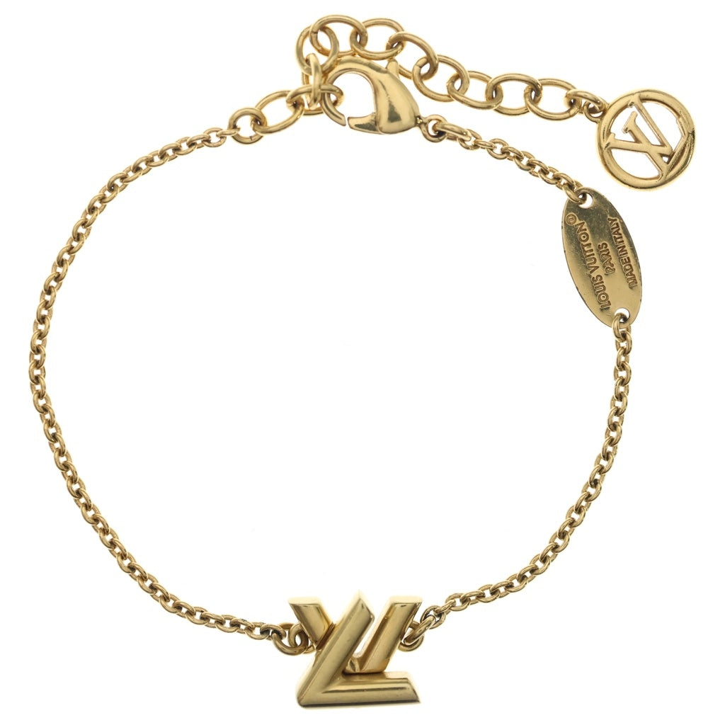 LOUIS VUITTON(ルイヴィトン) Bracelet GO-14 LV ロゴ ブレスレット ゴールド M1608A レディース