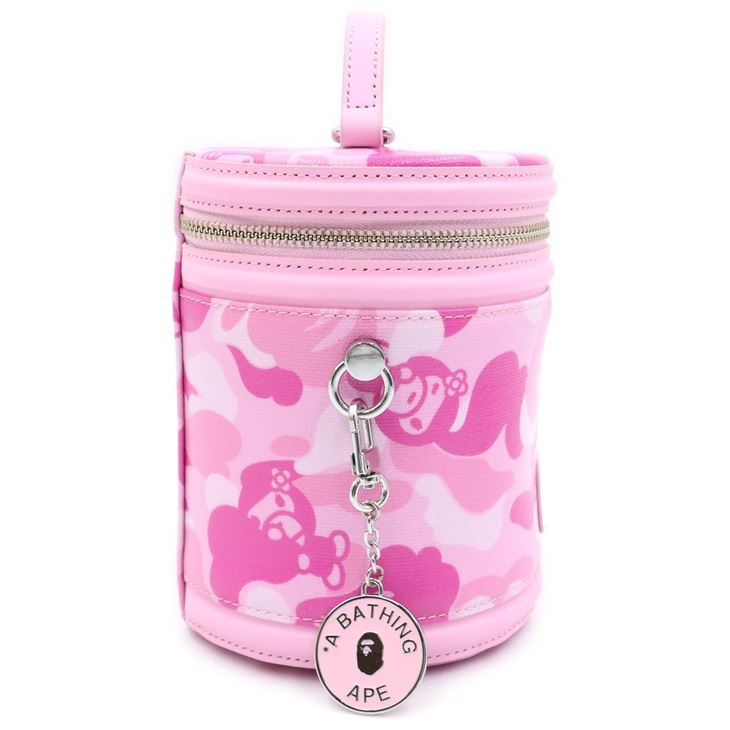 A BATHING APE(アベイシングエイプ) BABY LISA ABC CAMO VANITY CHAIN SHOULDER BAG ベビーリサ カモフラ柄 バニティ チェーンショルダーバッグ ピンク 2M20290301 レディース