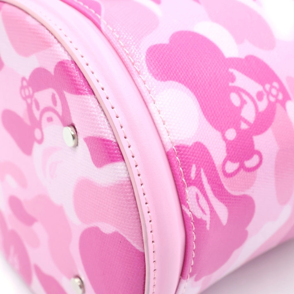 A BATHING APE(アベイシングエイプ) BABY LISA ABC CAMO VANITY CHAIN SHOULDER BAG ベビーリサ カモフラ柄 バニティ チェーンショルダーバッグ ピンク 2M20290301 レディース
