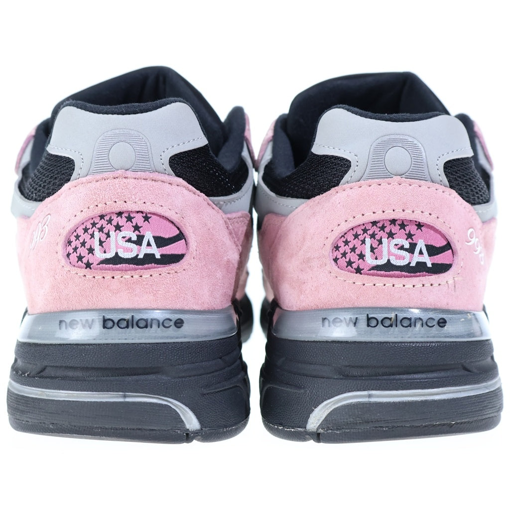 New Balance(ニューバランス) メッシュ スウェード ローカットスニーカー ピンク US9.5/27.5cm U993PB