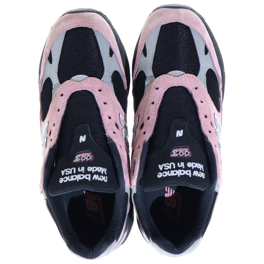 New Balance(ニューバランス) メッシュ スウェード ローカットスニーカー ピンク US9.5/27.5cm U993PB