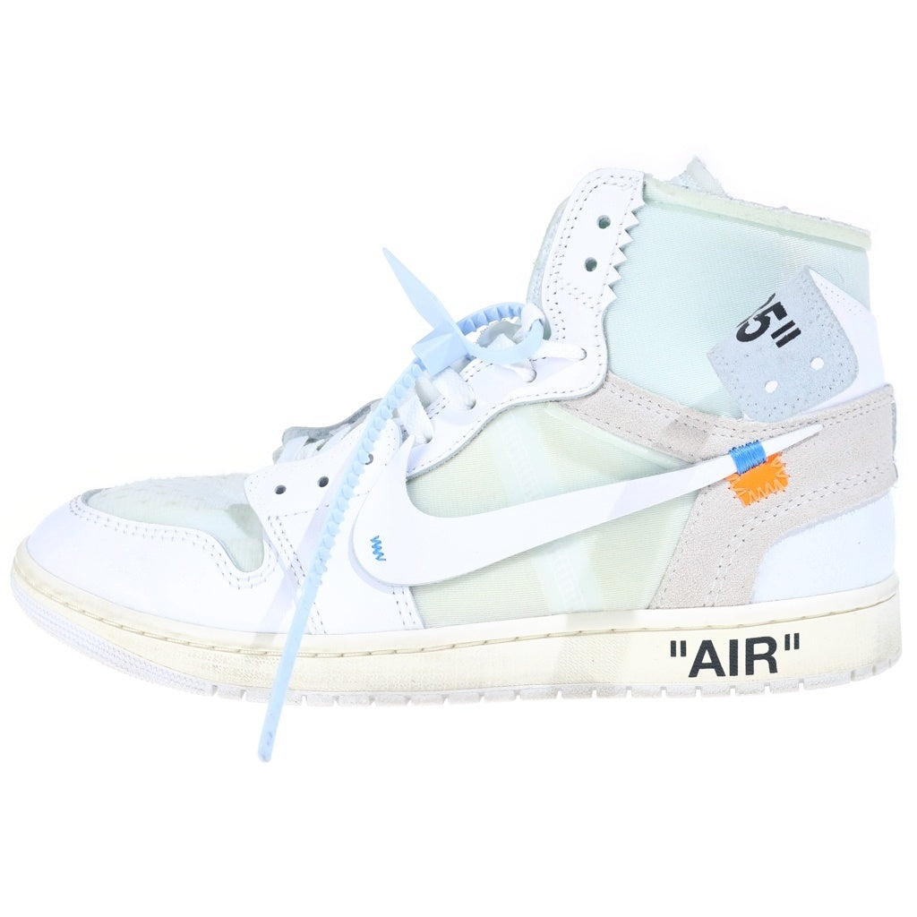 NIKE(ナイキ) ×V.A.A AIR JORDAN 1 RETRO HIGH OG ALASKA エアジョーダン1 ヴァージルアブローアーカイブ アラスカ ハイカットスニーカー ホワイト US10.5/28.5cm AA3834-100