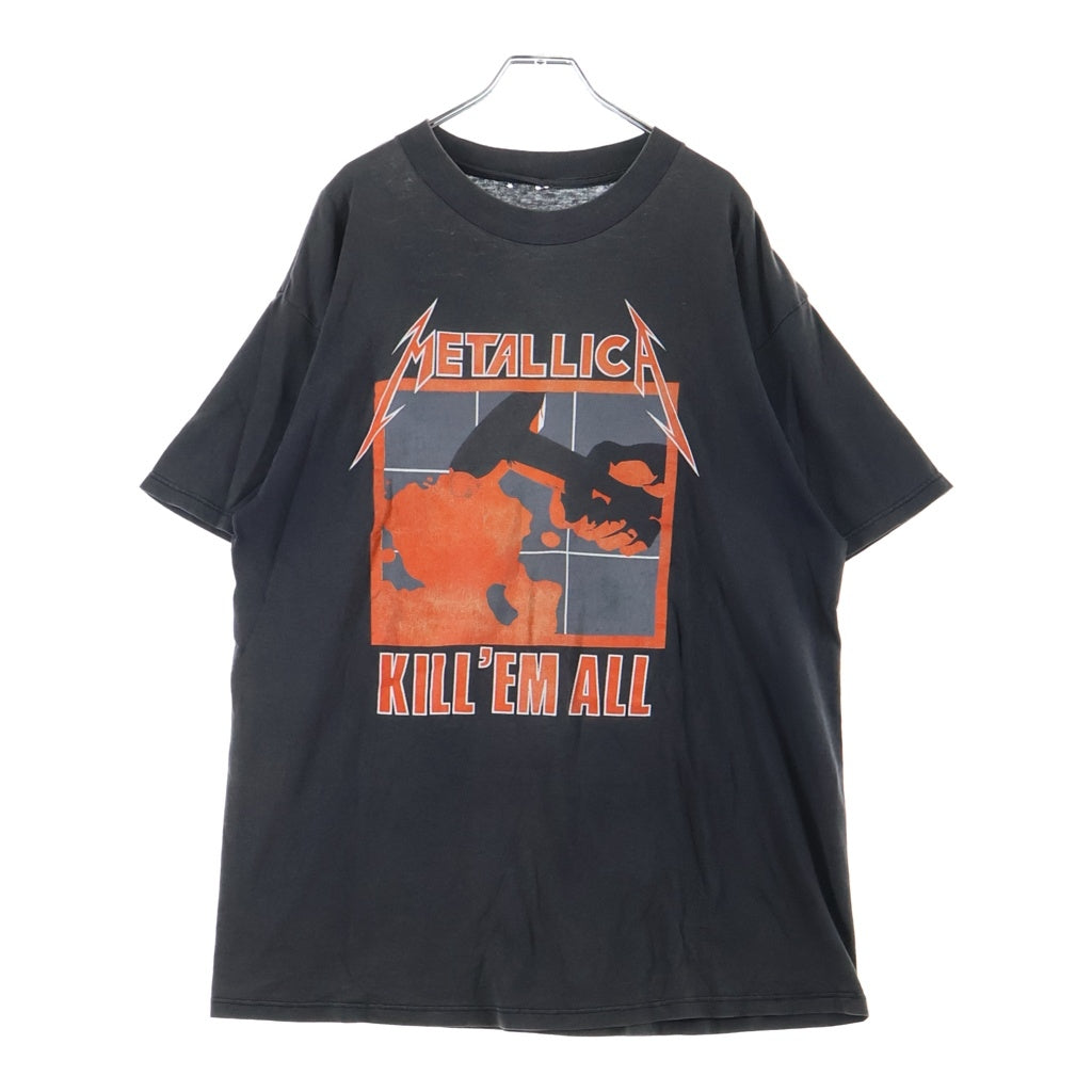 VINTAGE(ヴィンテージ) 90S VINTAGE METALLICA KILL 'EM ALL ヴィンテージ メタリカ 両面プリント クルーネック半袖Tシャツ カットソー ブラック