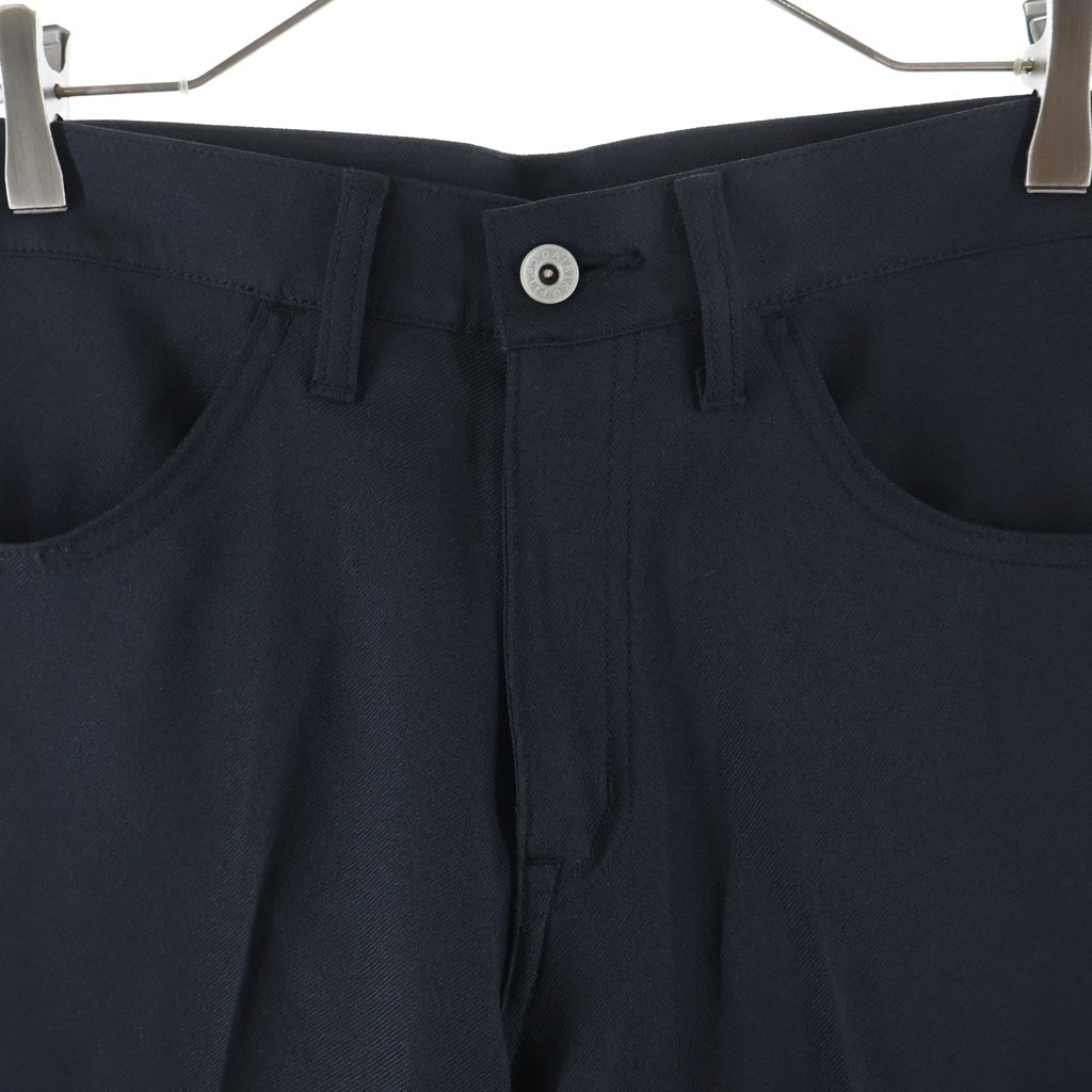 DAIRIKU(ダイリク) 23AW P-9 Straight Pressed Pants ポケットワッペン ストレート プレスドパンツ ブラック