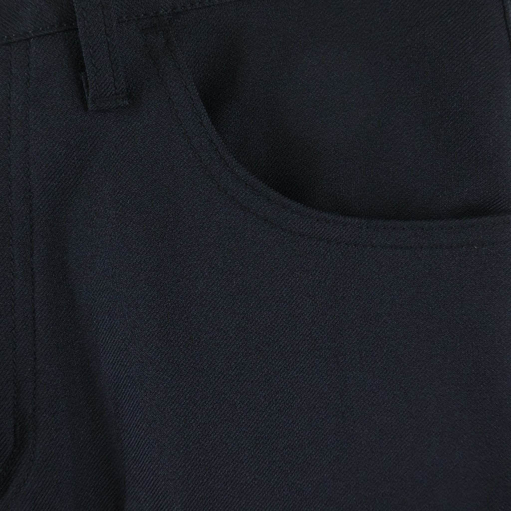 DAIRIKU(ダイリク) 23AW P-9 Straight Pressed Pants ポケットワッペン ストレート プレスドパンツ ブラック