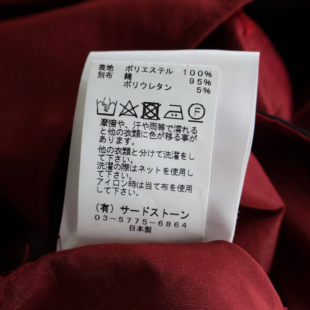 NILoS(ニルズ) 19AW OVERTUCK WIND BREAKER JACKET オーバータック ワイド ウィンドブレーカー ジャケット レッド 680BLM1