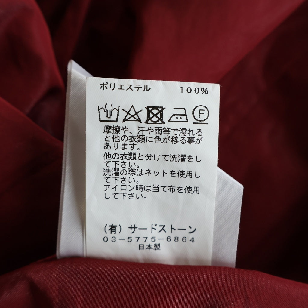 NILoS(ニルズ) 19AW TUCK TWISTED CROTCH PANTS タックドツイステッド クロッチ ハーフパンツ レッド 680PAM1
