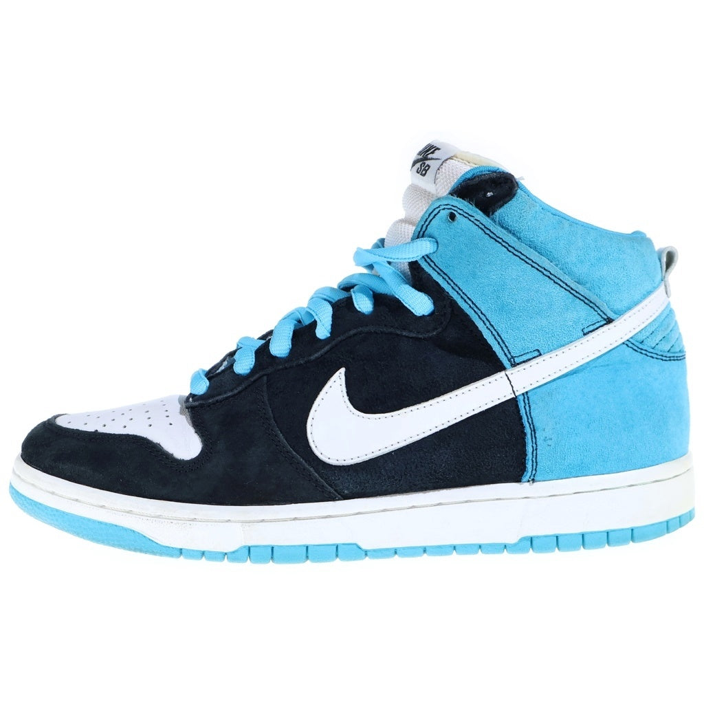 NIKE SB(ナイキエスビー) 【観賞用 2006年製】DUNK HIGH Send Help ダンク センド ヘルプ ハイカットスニーカー ライトブルー/ホワイト US9/27.0cm 305050-014