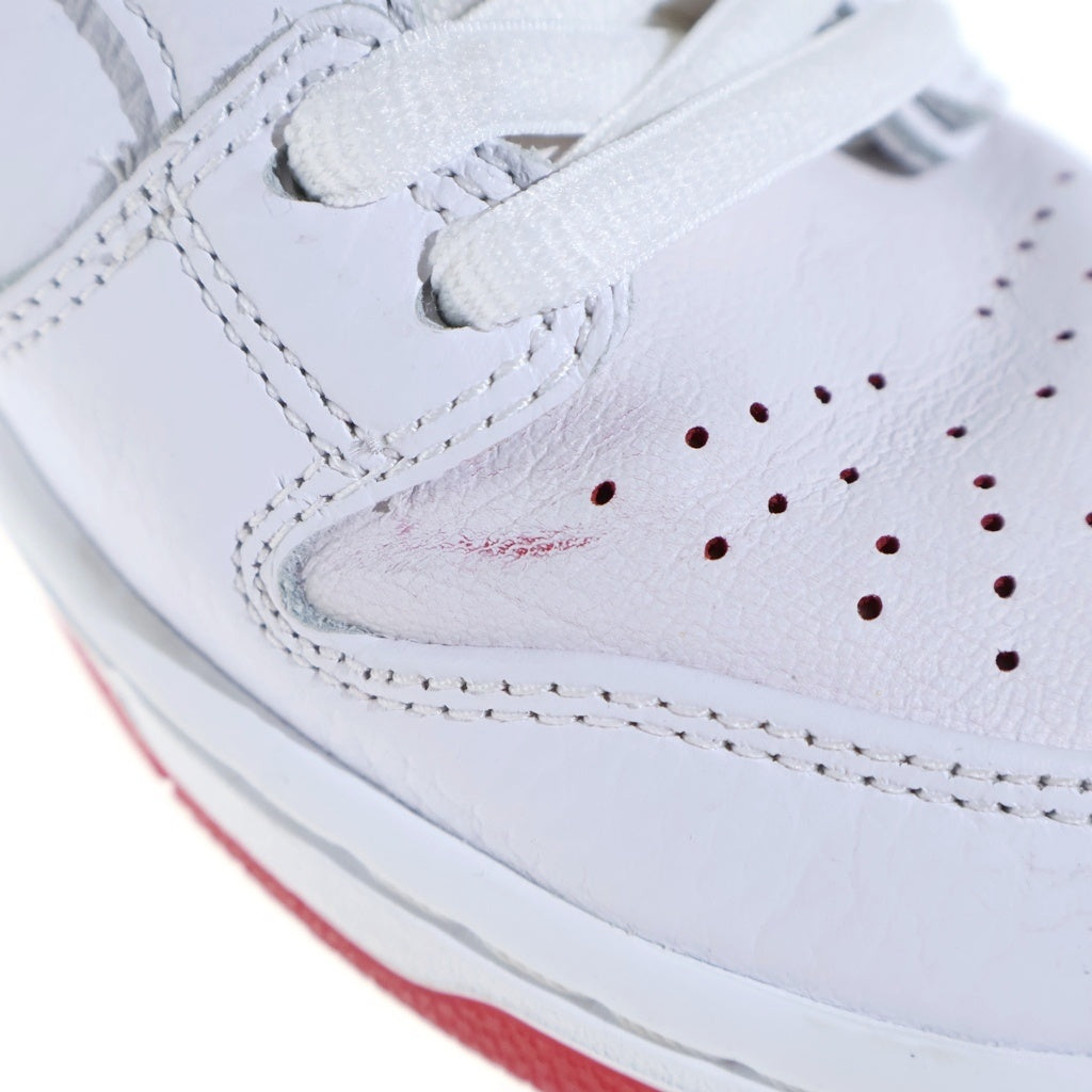 NIKE SB(ナイキエスビー) ZOOM DUNK HIGH PRO Kevin Bradley ズーム ダンク プロ ケビン ブラッドリー ハイカットスニーカー ホワイト/レッド US8.5/26.5cm AH9613-116