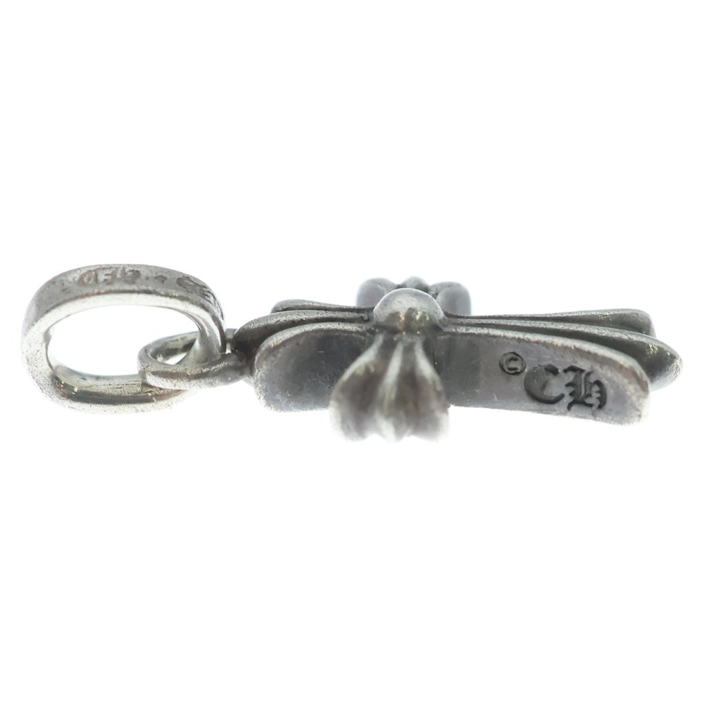 CHROME HEARTS(クロムハーツ) CRS BBYFAT P SAP ベイビーファットクロス PAVEサファイア ペンダントトップ シルバー BCA236