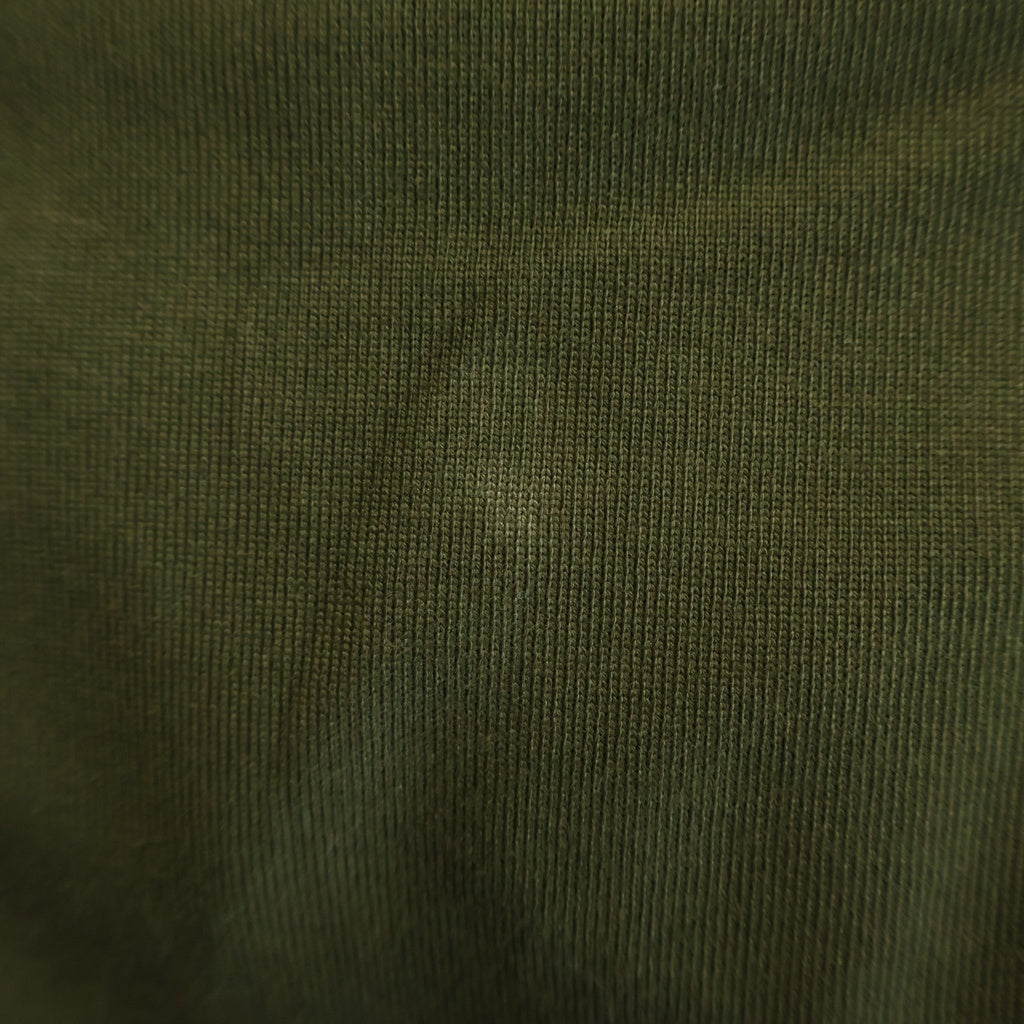 LOUIS VUITTON(ルイヴィトン) モノグラム ショルダージップ クルーネック チェーン装飾 半袖Tシャツ カットソー カーキ RW232W API FPJT05