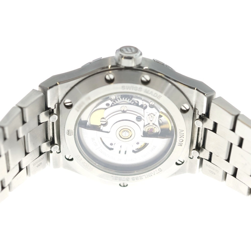 MAURICE LACROIX(モーリスラクロア) Aikon Automatic 39mm アイコン オートマティック ローズゴールド文字盤 SS/AT 腕時計 シルバー AI6007-SS002-731-1