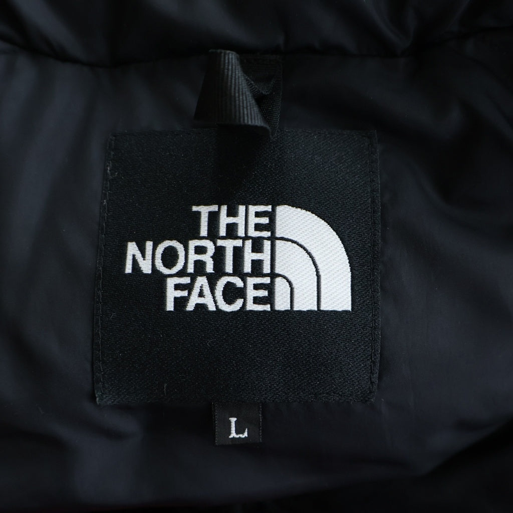 THE NORTH FACE(ザノースフェイス) NUPTSE JACKET ヌプシ ロゴ刺繍 ジップアップ ダウンジャケット レッド ND91841