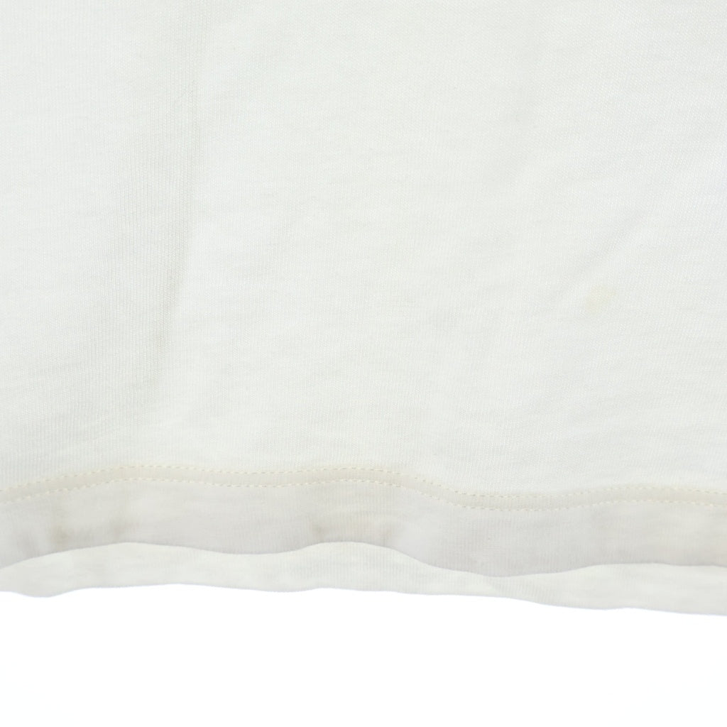 GUCCI(グッチ) フロントポケット ロゴエンブロイダリー クルーネック半袖Tシャツ カットソー ホワイト 673710 XJDVI