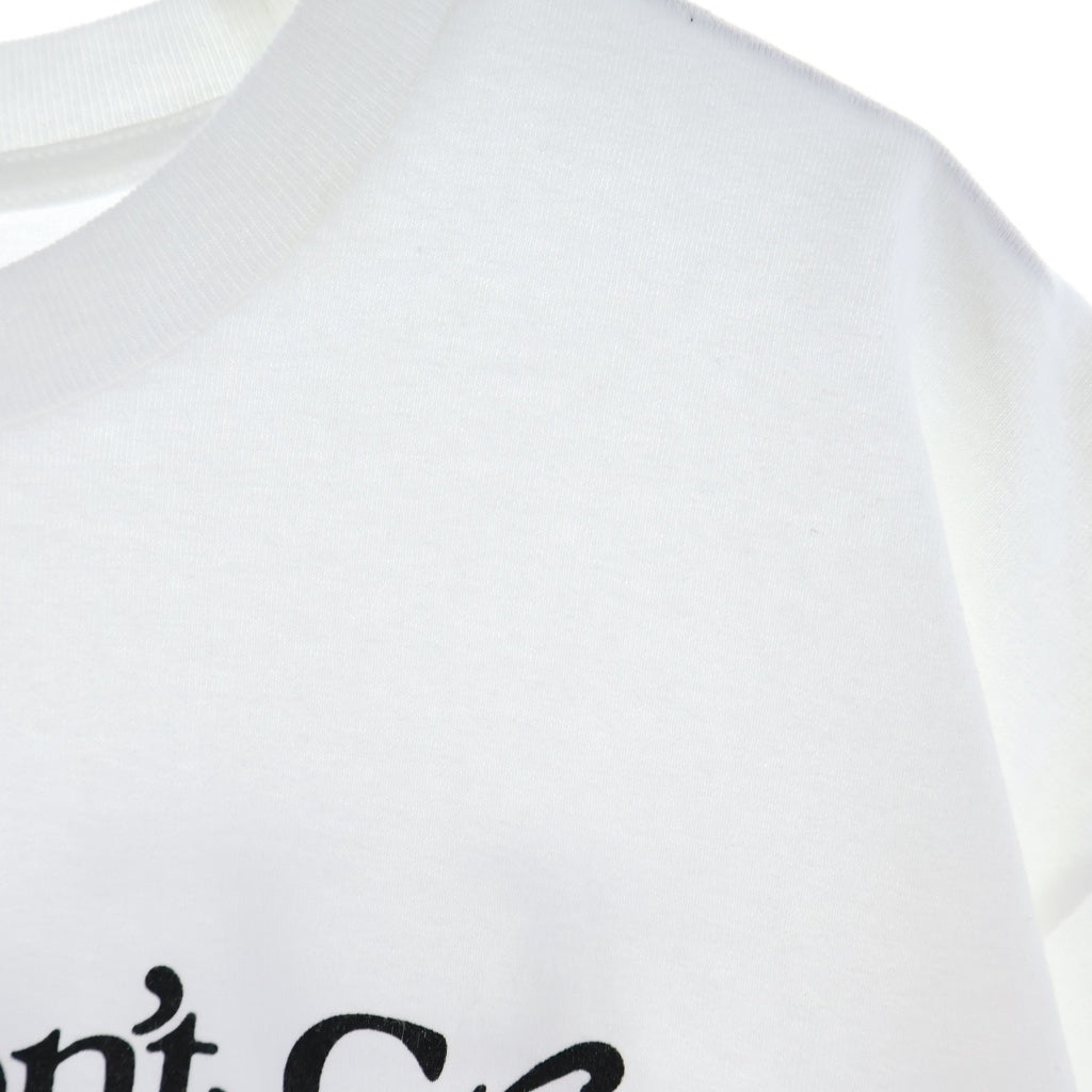HUMAN MADE(ヒューマンメイド) ×Girls Dont Cry S/S LOGO TEE 両面ロゴプリント クルーネック半袖Tシャツ カットソー ホワイト