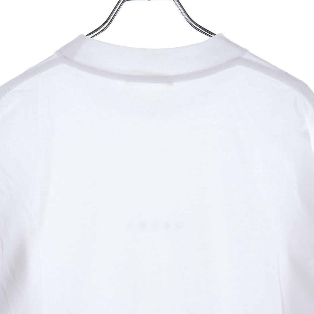MARNI(マルニ) 23SS フロントミニロゴ クルーネック半袖Tシャツ カットソー ホワイト HUMU0223P1 USCS87