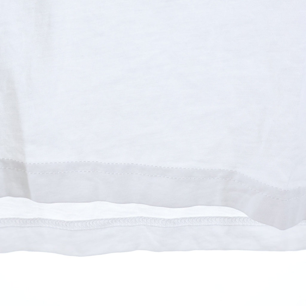 MARNI(マルニ) 23SS フロントミニロゴ クルーネック半袖Tシャツ カットソー ホワイト HUMU0223P1 USCS87