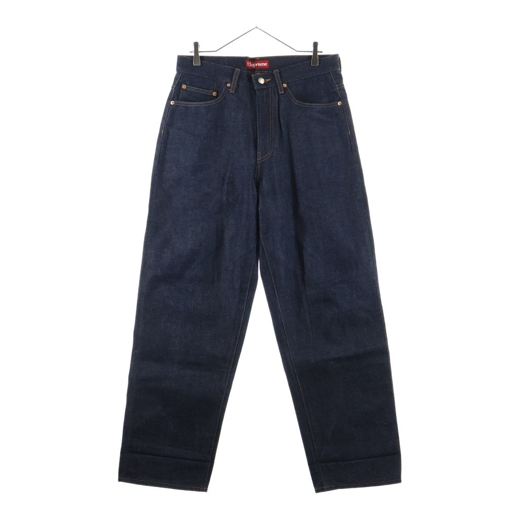 SUPREME(シュプリーム) 23AW Rigid Baggy Selvedge Jean リジッドバギー ジップフライ セルビッジ ジーンズ デニムパンツ インディゴ