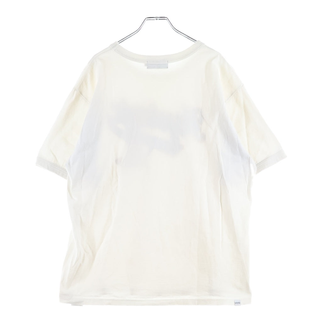 HYSTERIC GLAMOUR(ヒステリックグラマー) 25SS HYSTERIC LEAGUE ヒステリック リーグ フロントロゴプリント クルーネック半袖Tシャツ カットソー ホワイト 02251CT08