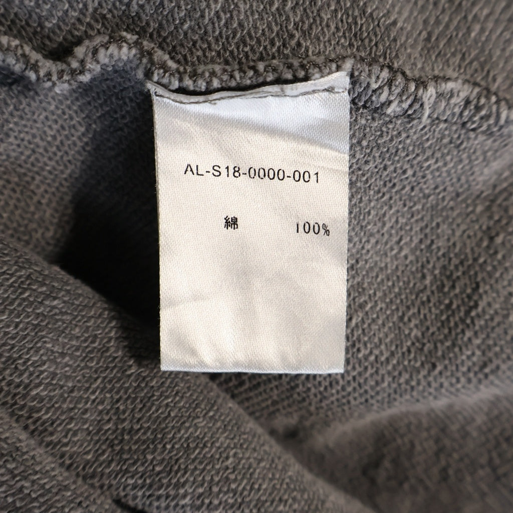 ALCHEMIST(アルケミスト) KOOL PERFECT HOODIE クールパーフェクト フロントプリント プルオーバー フーディーパーカー グレー AL-S18-0000-001