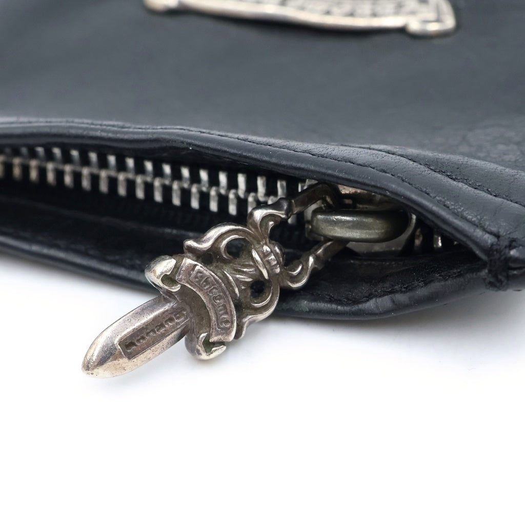 CHROME HEARTS(クロムハーツ) ZPR CHNG 3×4 チェンジパース ジッパーチェンジパース コインケース ブラック/シルバー