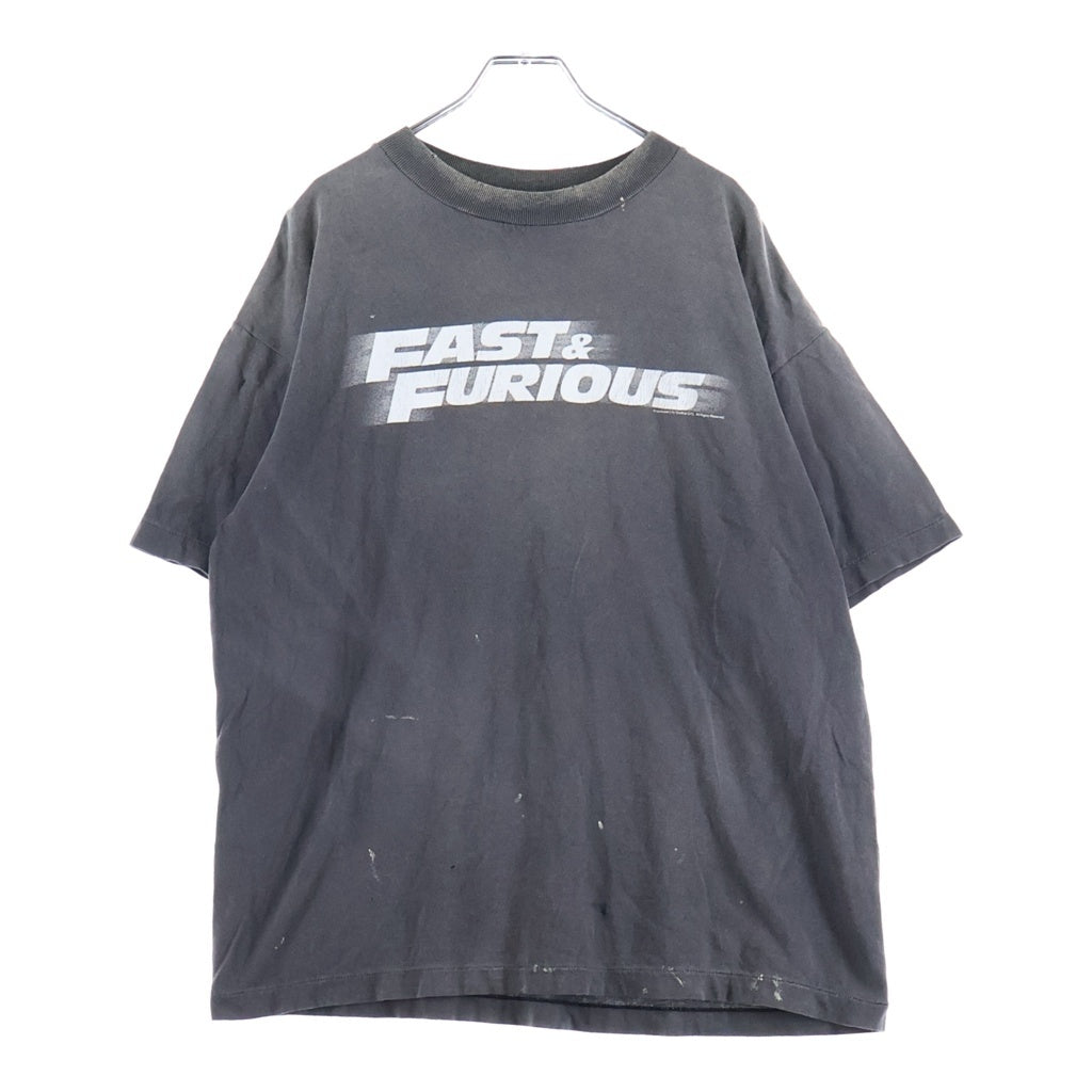 SAINT MICHAEL(セントマイケル) 26SS FAST FURIOUS ファスト アンド フュリアス 半袖Tシャツ カットソー グレー SM-MK8-0000-C06