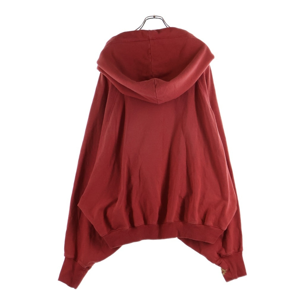 KAPITAL(キャピタル) 24AW Speakeasy College Devil Hoodi カレッジデビルフーディ スウェットプルオーバーパーカー レッド K2411LC121