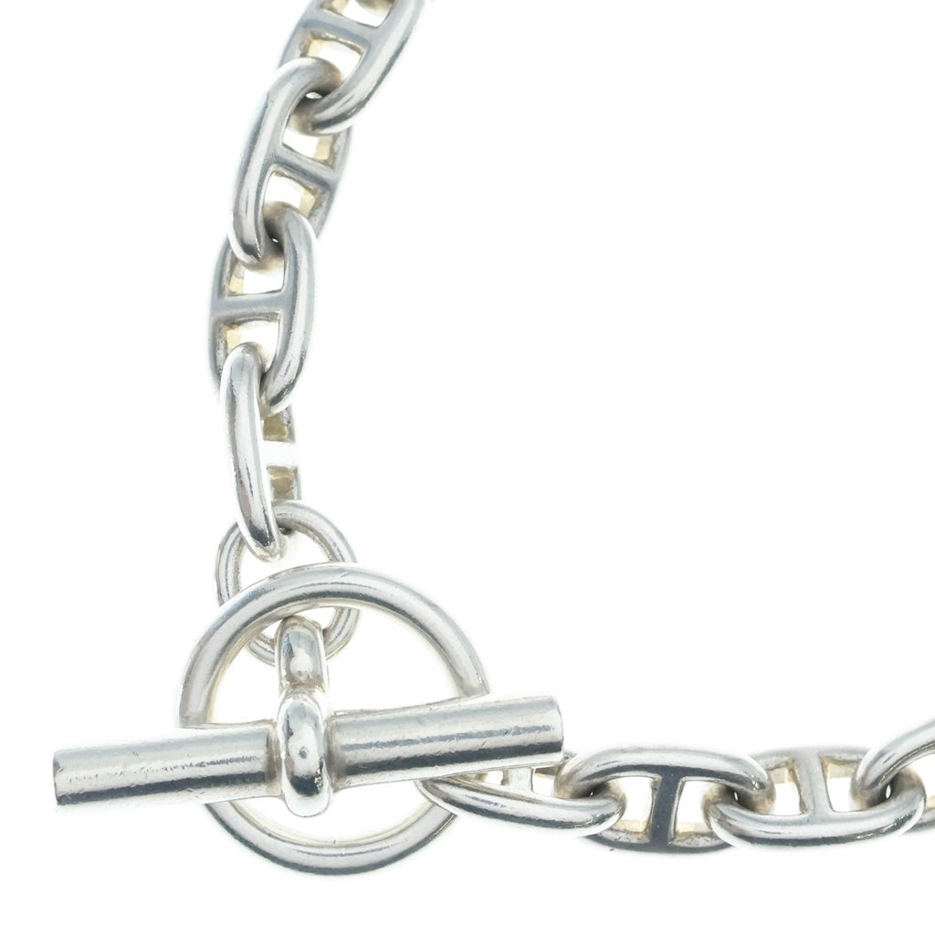 HERMES(エルメス) 70-80s VINTAGE Chaine d'Ancre Necklace PM 43LINK 筆記体刻印 シェーヌダンクル ネックレス チョーカー シルバー