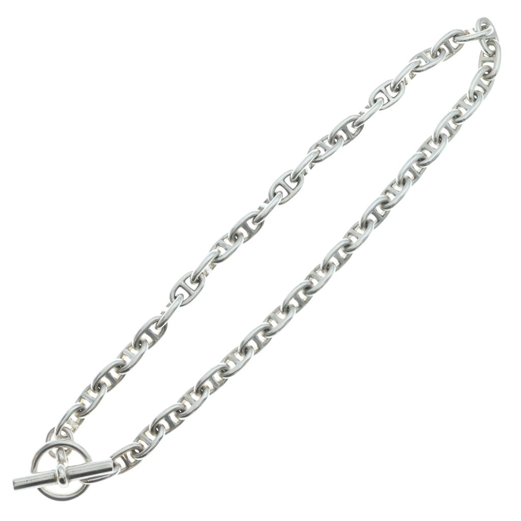 HERMES(エルメス) 70-80s VINTAGE Chaine d'Ancre Necklace PM 43LINK 筆記体刻印 シェーヌダンクル ネックレス チョーカー シルバー