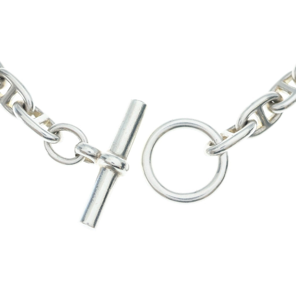 HERMES(エルメス) 70-80s VINTAGE Chaine d'Ancre Necklace PM 43LINK 筆記体刻印 シェーヌダンクル ネックレス チョーカー シルバー