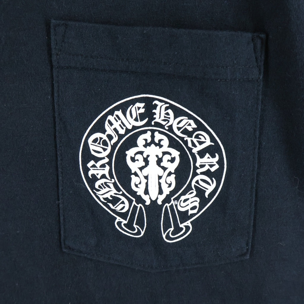 CHROME HEARTS(クロムハーツ) American Flag Dagger Tee アメリカンフラッグダガー 半袖Tシャツ カットソー ブラック