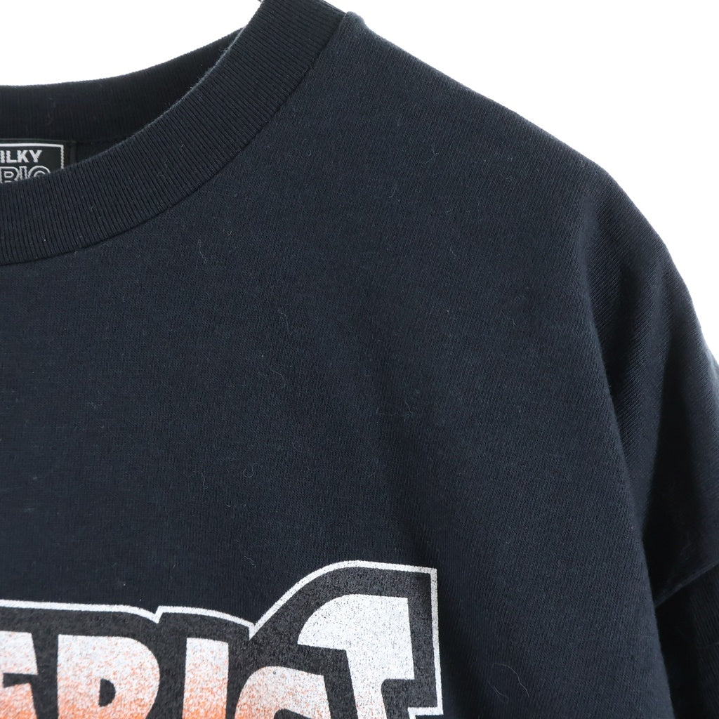 HYSTERIC GLAMOUR(ヒステリックグラマー) BAD ASS MAMA TOUR グラフィックプリント クルーネック 半袖Tシャツ カットソー ブラック 02261CT04